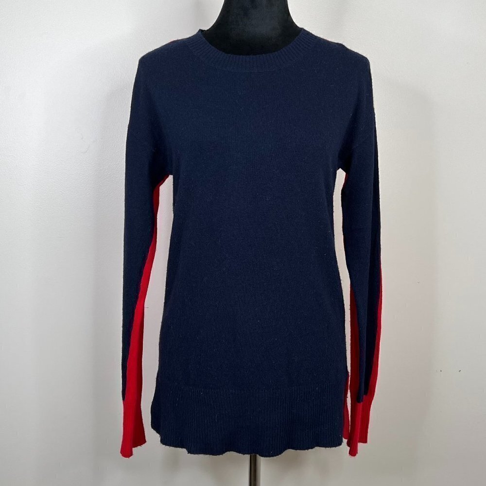 Long Tall‎ Sally Two Tone Wool Alpaca Blend Sweater, Sz Small